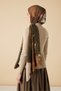 Simay Wool Modal Shawl - 4