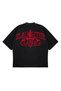 Unisex Women's Men's Slaughter Gang Back Printed Oversized Thick Fabric Relaxed Fit T-Shirt - 5