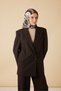 Verda Mulberry Twill Silk Scarf Mink 90 X 90 - 4