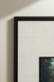 1 Piece Black Wooden Framed Horizontal Wooden Painting with a Peaceful Forest and Waterfront Concept - Home, Business and Office Decoration Painting - 6