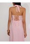 Rochie maxi, roz - 5