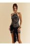 Rochie mini, negru - 3