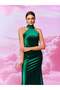 Rochie maxi, verde - 5