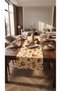 Duck Fabric Runner 40X150 cm – Pumpkin, Sunflower and Autumn Patterns, Water Repellent Stain-Resistant Decorative Table Runner - 2