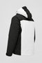 Xn-3029 Men's Black and White Casual Hooded Coat - 3