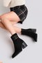 Women's Thermo Rubber Sole Buckle Boots - 5