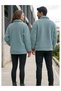 Wellsoft Lamb Feather Lined Unisex Jacket with Snap Fasteners on the Front for Women and Men - 5