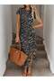 Rochie midi, mix culori - 5