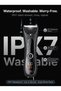 BHT-03 Body Hair Trimmer for Men, IPX7 Waterproof, 1200mAh Ceramic Blade Groomer with LED Light – Black