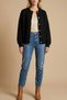 Women's Buttoned Front Closure Long Sleeve Soft Textured Basic Knitwear Cardigan