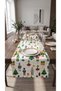 Duck Fabric Runner 40X130 cm – Christmas Soldier, Pine Tree and Gift Patterned, Water Repellent Stain-Resistant Decorative Table Runner - 2