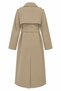 Double-Breasted Collar Belted Mink Trench Coat 14049 - 4