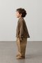 Plaid Oversize Shirt Brown