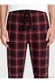 Quality Pieces from Çelebi Store Standard Fit Checked Embroidered Men's Pajama Bottoms - 3
