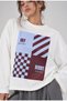 White Skyberry Printed Long Sleeve T-Shirt Suitable for Hijab - 2