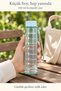 3-Piece Motivational Sports Water Bottle Set with Stickers and Straws, 2000+900+500ml - 6