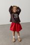 Embroidered Long Sleeve T-Shirt Brown - 4