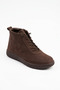 Altor Side Zipper Stitched Rubber Tied Sole Genuine Leather Women's Boots Brown Nubuck - 4