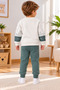 Boy's Teddy Bear Printed Double Tracksuit Set for Ages 1, 2, 3, 4 - 4