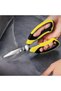 Utility Scissors, Heavy Duty Multipurpose 8", with Protective Case, Sharp All-Purpose Scissors for C - 6