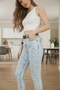 Anka Kar Light Blue High Waist Super Skinny Narrow Leg Jeam Women's Jeans Lycra Flexible Premium Denim - 5