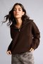 Regular Fit Half Zip Turtleneck Sweater H2261Ax26Au