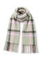 Women's Winter Plaid Patterned Boucle Shawl Scarf - 6