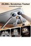 Apple iPhone 18 Pro 5G 2026 2 in 1 9H Tempered Glass Camera Lens with riendly Waterproof Heavy Duty UHD Clear Camera Frame Combo Pack - 3
