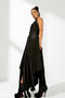 Asymmetric Cut Draped Tulle Dress - 6