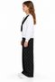 79810-26 Girls' Polka Dot Tie-Neck Sweatshirt and Wide-Leg Pants 2-Piece Set 11-14 Years - 3