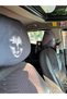 Model 4 Cork-Themed Car Seat Headrest Cover 2-Piece Fun Car Accessory