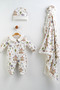 Miraluna 3 Piece Newborn Hospital Discharge Set