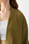 Zen Elegance Women's Kimono Set - Wide Leg Linen Textured Top and Bottom Summer Women's Set - 6