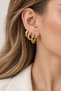 Gold Color 6-Piece Mini Hoop Earring Set - 2