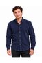 Jet Polo Long Sleeve Slim Fit Men's Velvet Shirt - 7779 - 4