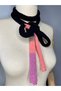 Hand Knitted Design Glittery Scarf Shawl Neck Collar Foulard - 3