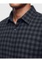 Peak New Season Navy Blue Regular Fit Plaid Men's Shirt - 3