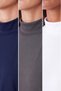 3 Pack Half Turtleneck Zero Sleeve Viscose Maxi Dress - 8