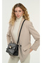 Midnight Black |   05Po25K10240-Prg S Shiny Patent Leather Look Women's Bag - 2