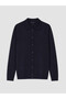 Peak New Season Navy Blue Regular Fit Men's Knitwear Cardigan