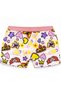 Girl's Printed Elastane Shorts, Size 3, Pack of 3, Color Options Available - 2