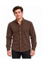 Jet Polo Long Sleeve Slim Fit Men's Velvet Shirt - 7779 - 4
