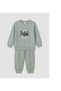 Lcw Baby Green Baby Boy Printed Tracksuit Set - 2