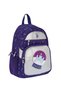 Girl's Backpack Purple Snow Globe Patterned Plçan25004 - 2