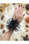 Halloween Accessory, Halloween Costume, Black Party Wristband - 3