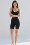 Women's Black Waist and Leg Slimming Full Length Bodysuit - 2