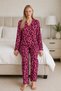 Women's Lilac Stretchy Loose-Fit Pajama Set - 3