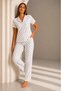 Women's Snow White Short Sleeve Comfortable Fit Pajama Set - 6