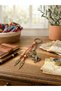 Horse Figured Luck and Power Keychain with Feather Detail Metal Bag Ornament Gift Accessory - 2