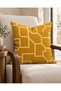 Mimosa Digital Printed 1 Piece Throw Pillow Cover Yellow Colorful Geometric Patterned Decorative Throw Pillow Cover Double Sided with Hidden Zipper